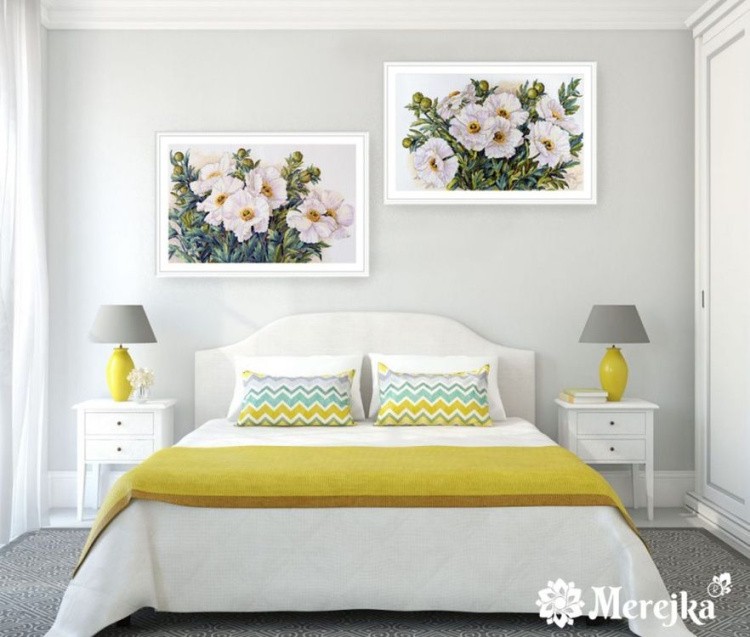 Набор для вышивания «Белые цветы» — картинка 2