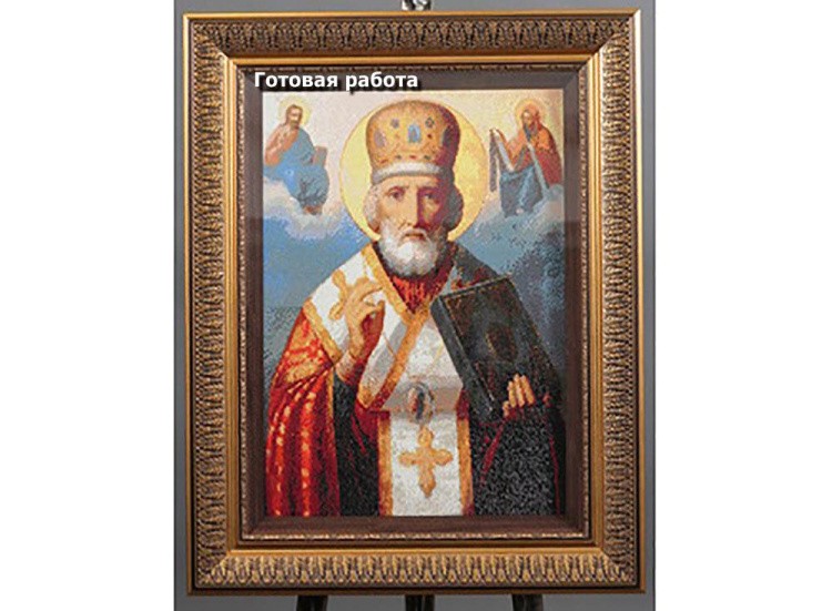Алмазная вышивка «Святой Николай Чудотворец» — картинка 3
