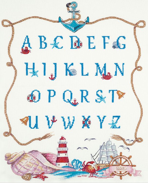 Набор для вышивания «Морской алфавит» — картинка 2