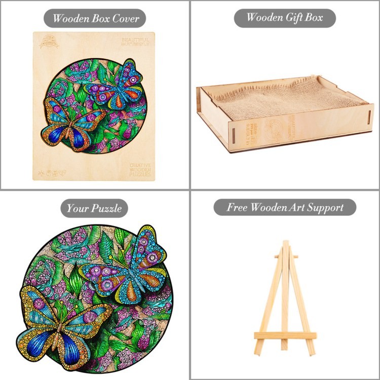 Деревянные пазлы «Красивая Бабочка M», Woodbests — картинка 6