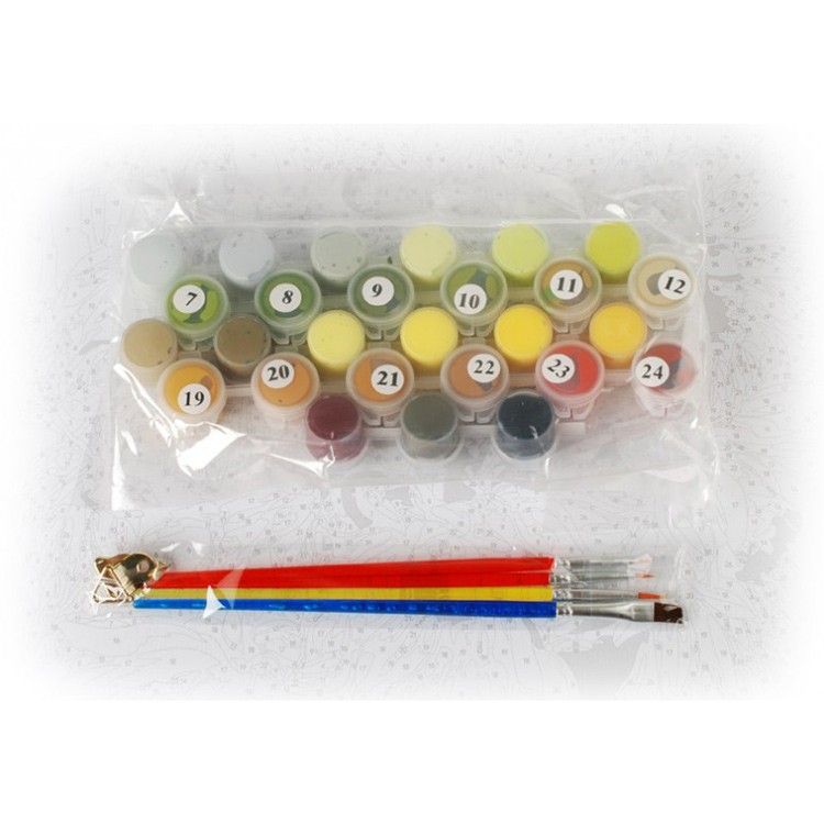 Картина по номерам «Отражения солнца» — картинка 3