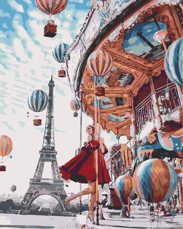 Картина по номерам «Парижские каникулы»