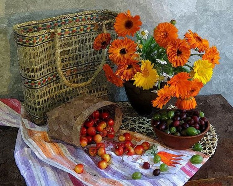 Алмазная вышивка «Натюрморт» — картинка 2