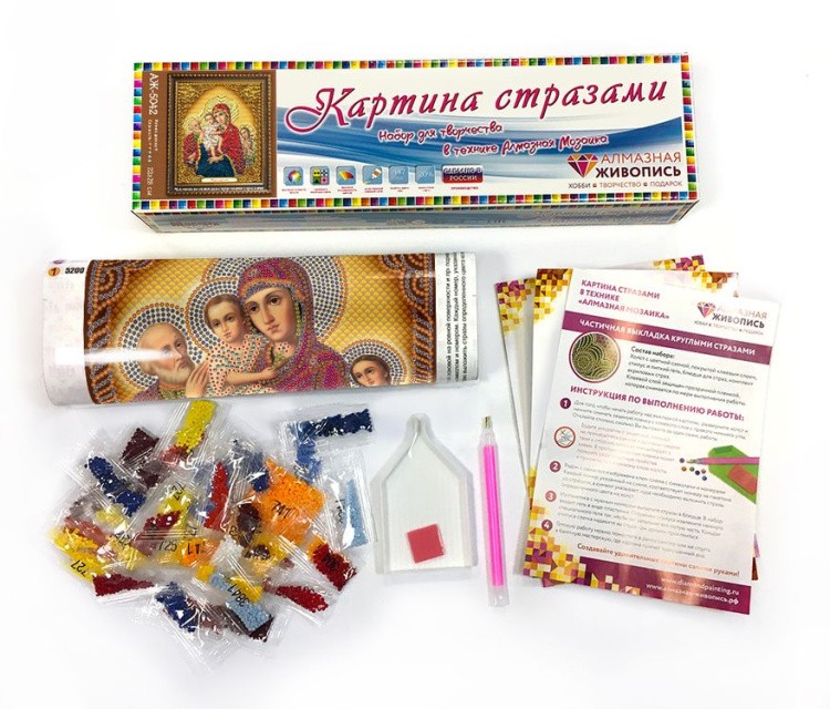 Алмазная вышивка «Икона Трех Радостей» — картинка 2