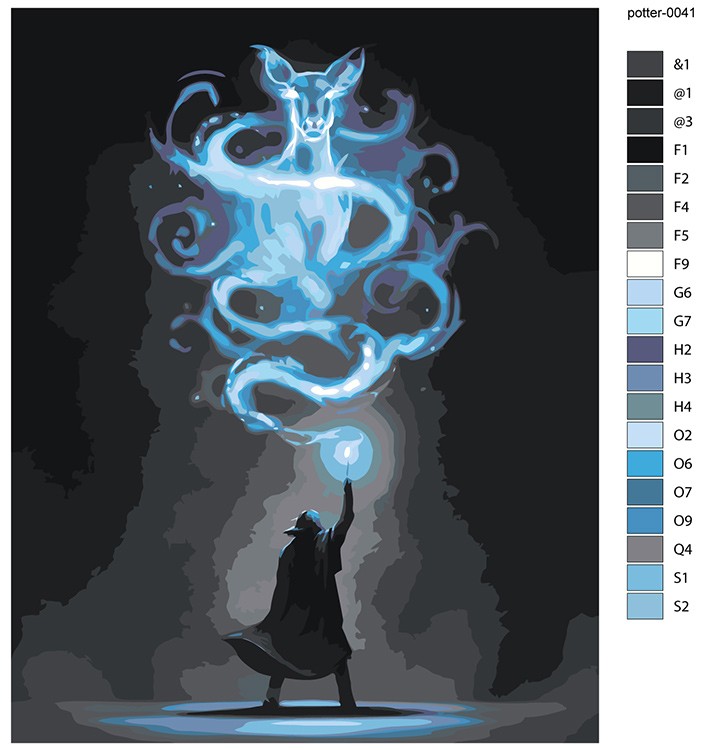 Картина по номерам «Гарри Поттер: Северус Снейп, лань Лили» — картинка 2