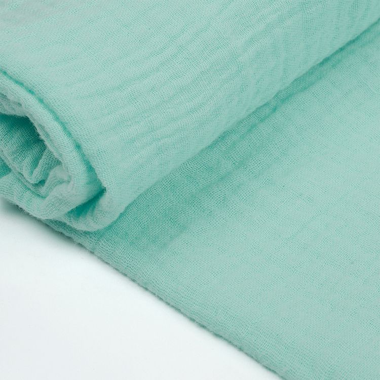 Ткань Муслин, 5 м x 130 см, 125 г/м², цвет: тиффани, TBY — картинка 4