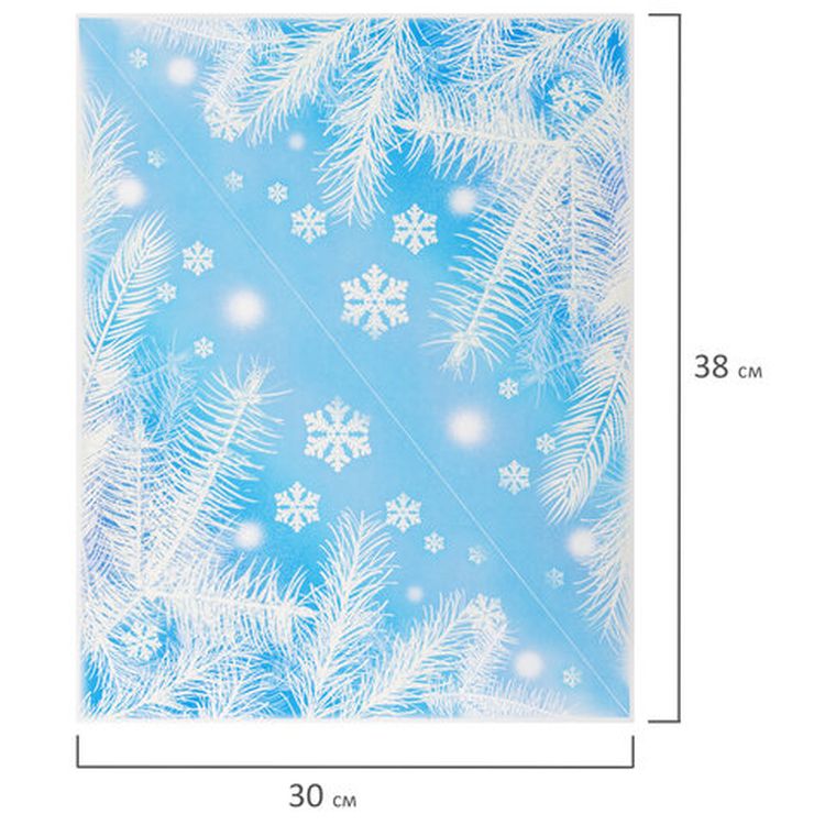 Украшение для окон и стекла «Морозные узоры 2» — картинка 3