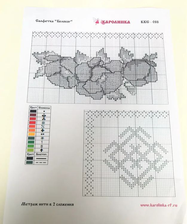 Набор для вышивания «Салфетка. Белобог» — картинка 4