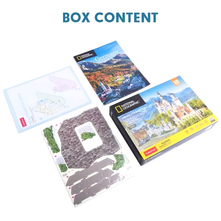 3D пазл CubicFun «National Geographic. Нойшванштайн» — картинка 7