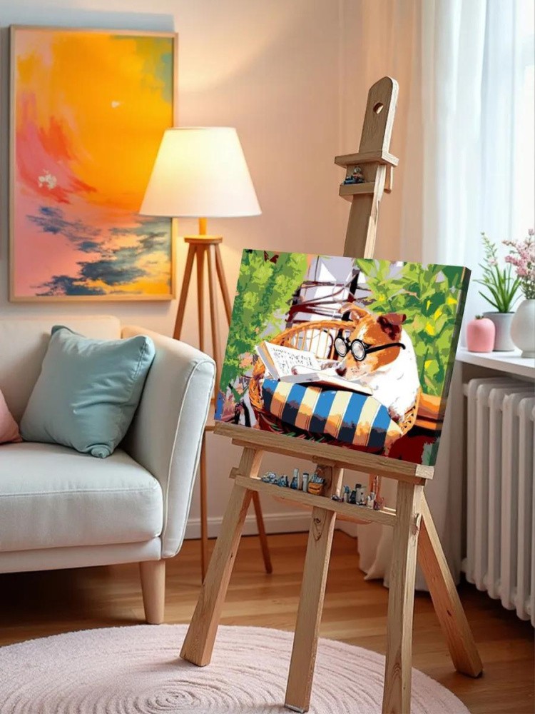 Картина по номерам «Умный пёс» — картинка 9