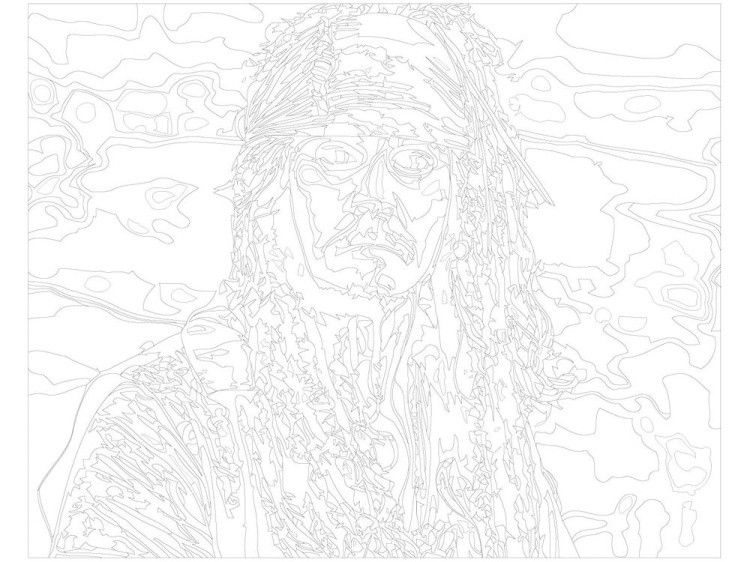 Картина по номерам «Джек Воробей» — картинка 3