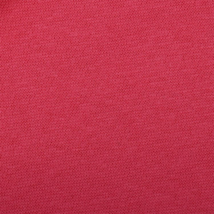 Ткань трикотаж Рибана с лайкрой, 3 м, ширина 80-90 см, 215 г/м2, опененд, цвет: ярко-розовый, TBY — картинка 3