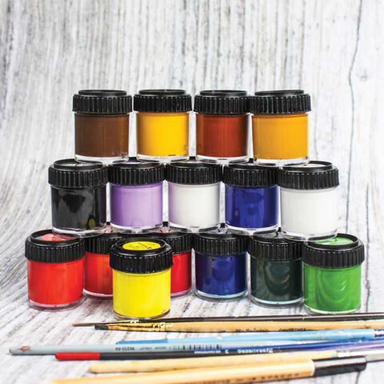 Гуашь художественная Brauberg ART CLASSIC, набор 16 цветов в баночках по 22 мл — картинка 15