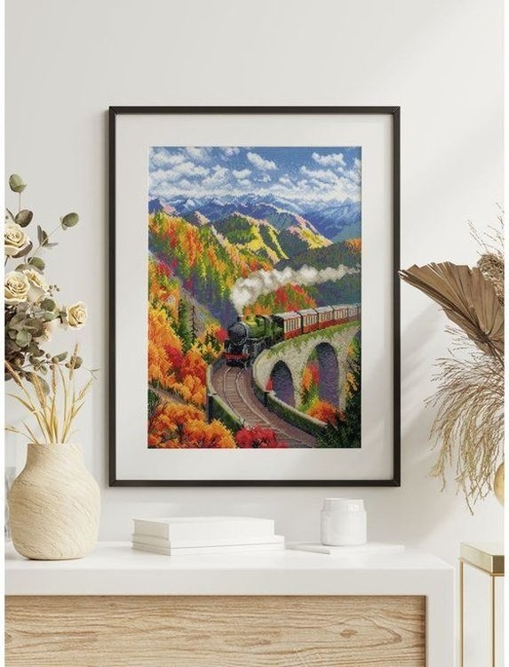 Набор для вышивания «Осенний экспресс» — картинка 7