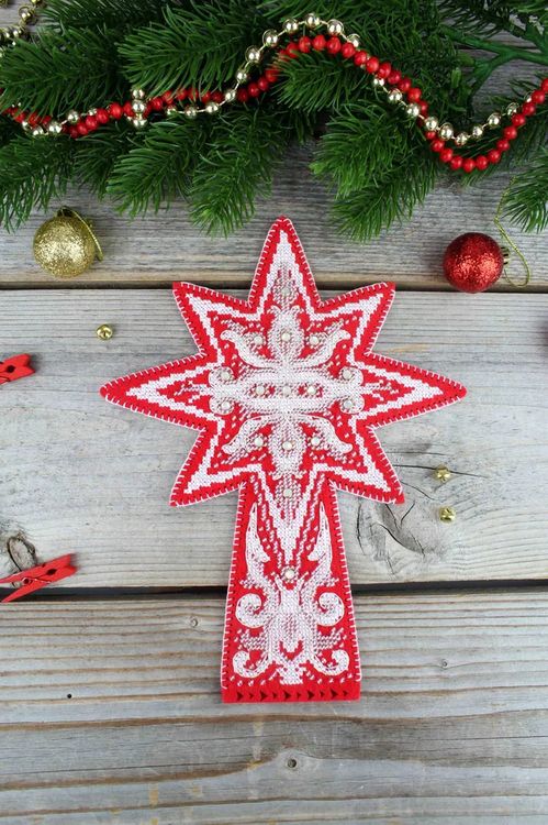 Набор для вышивания «Морозные узоры. Звезда на вершину» — картинка 4