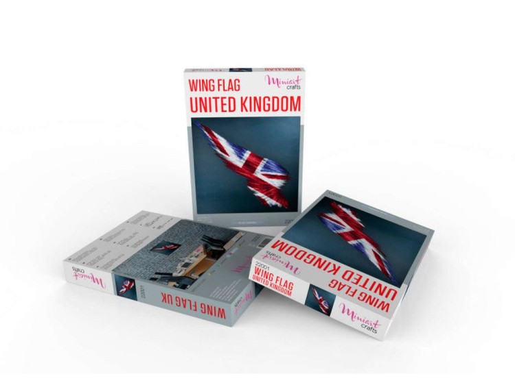 Набор вышивки бисером «Флаг Крыло Великобритания» — картинка 4