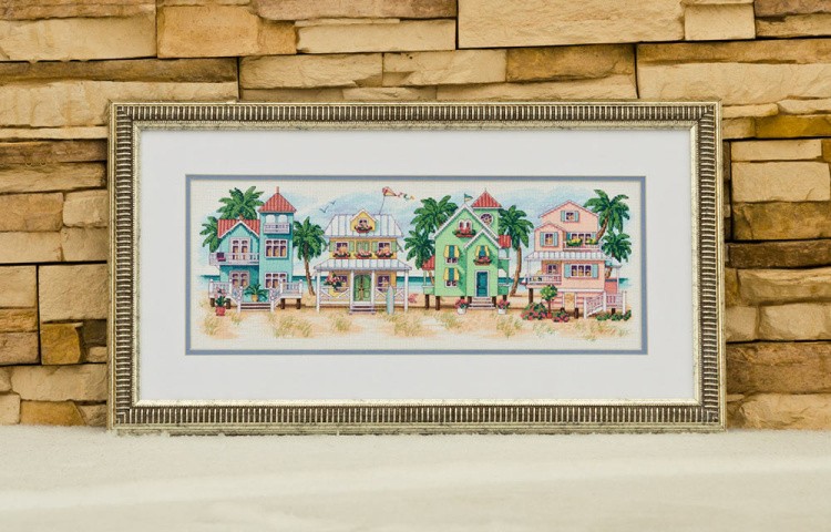 Набор для вышивания «Домики у моря» — картинка 2