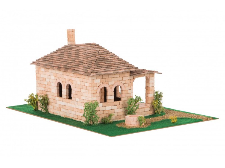 Конструктор из кирпичиков «Испанский домик (со светом)» — картинка 5