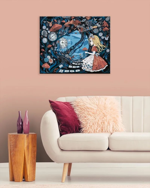 Картина по номерам «Алиса в Стране чудес» — картинка 3