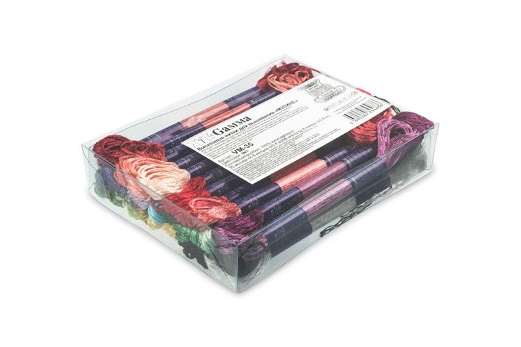 Набор ниток мулине Gamma «Цветочная поляна», 35 шт., 8 м — картинка 2
