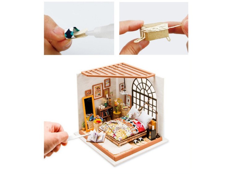 Набор для создания миниатюры (румбокс) «Комната отдыха» — картинка 4