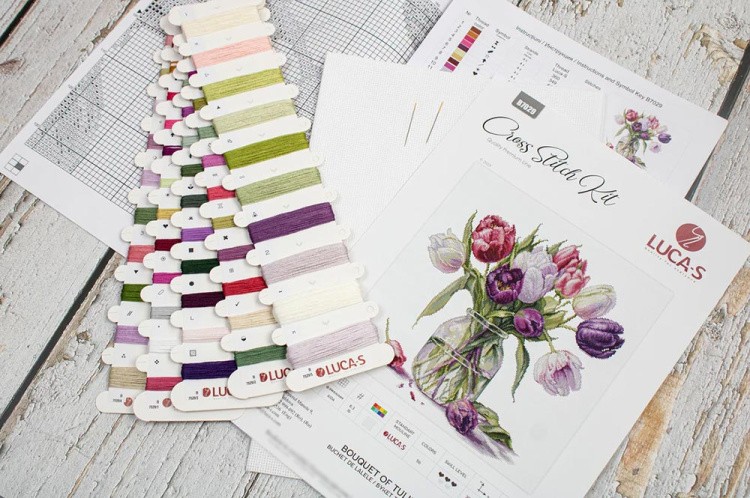 Набор для вышивания «Букет тюльпанов» — картинка 2