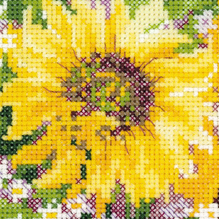 Набор для вышивания «Акварельные подсолнухи» — картинка 4