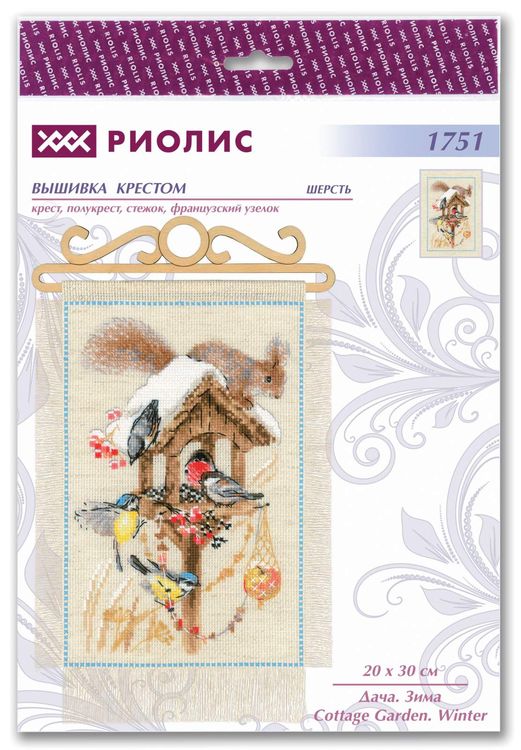 Набор для вышивания «Дача. Зима» — картинка 5