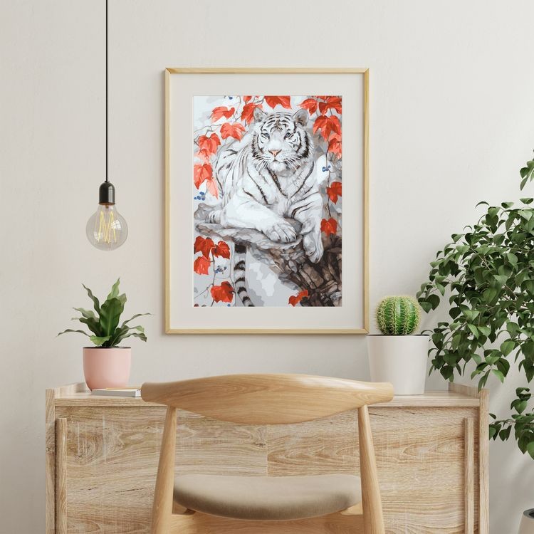 Картина по номерам «Бенгальский тигр» — картинка 4