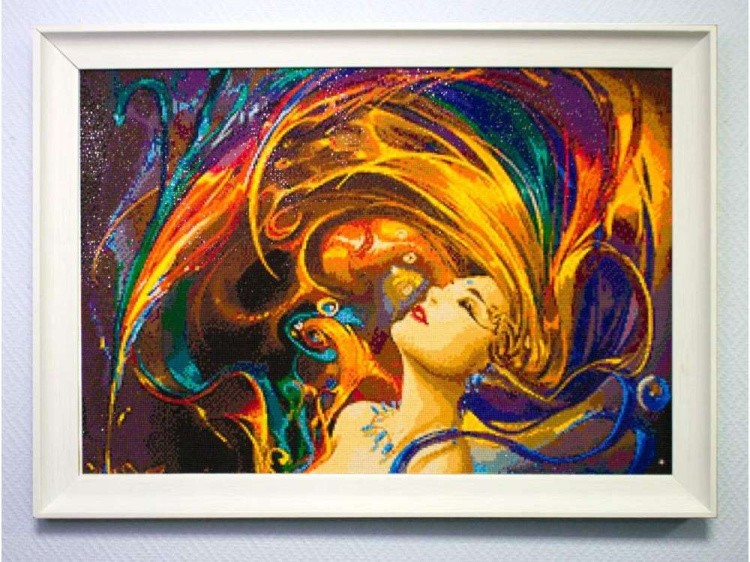 Алмазная вышивка «Музыка мыслей» — картинка 4