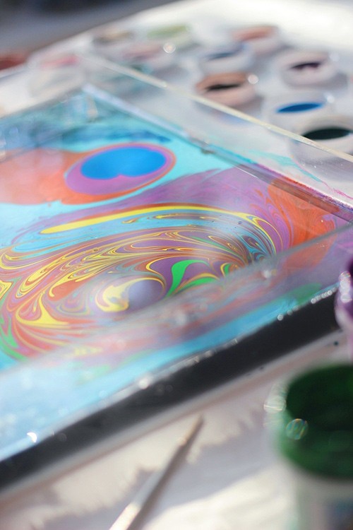 Черный пигмент для эбру-загустителя 50 г, Amazing Color — картинка 4