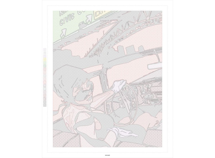 Картина по номерам «Женщина-кошка» — картинка 3