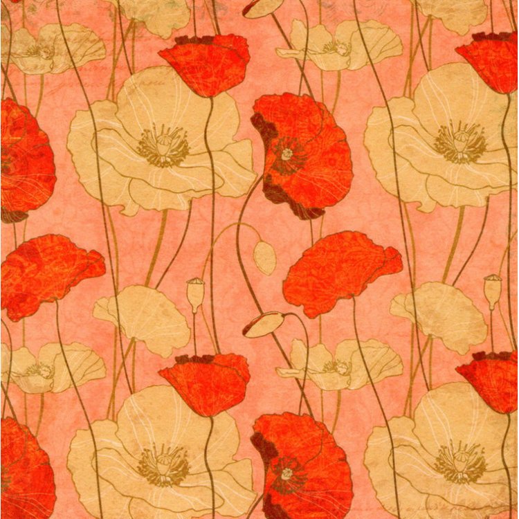 Набор бумаги «Танцующие маки» — картинка 13