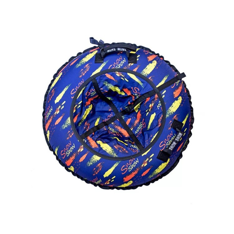 Детская зимняя ватрушка тюбинг для катания 118 см — картинка 4