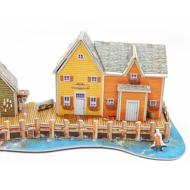 3D пазл Рыбацкий причал — картинка 5