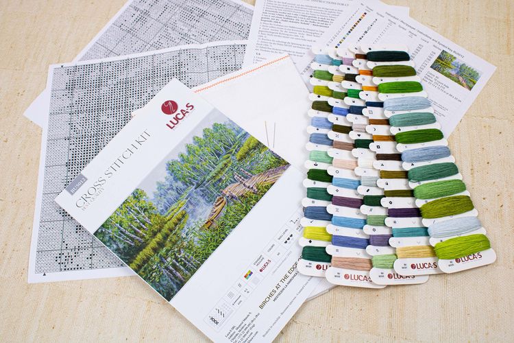 Набор для вышивания «Край берёз» — картинка 6