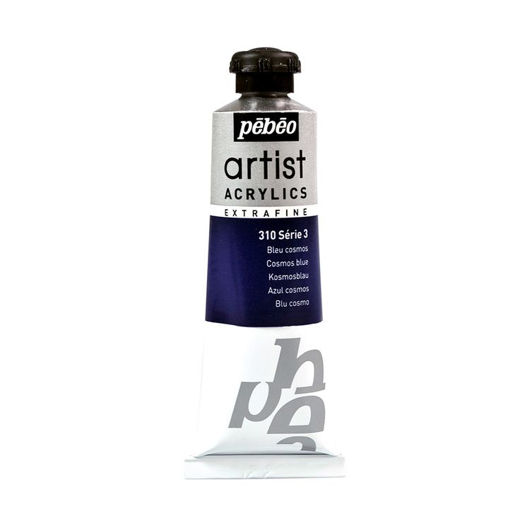 Краска акриловая Pebeo Artist Acrylics extra fine №3 (Синий космос), 37 мл