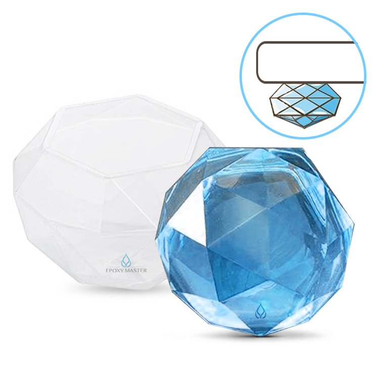 Силиконовый молд «Ножки. Кристаллы», 4 см, 4 шт. — картинка 2