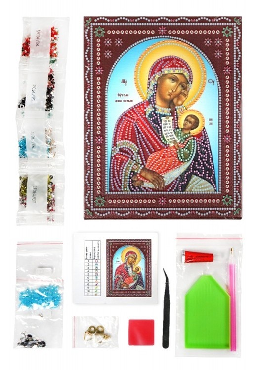 Алмазная вышивка 5D «Утоли моя печали» — картинка 2