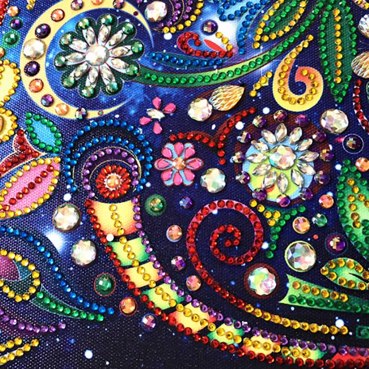 Алмазная вышивка 5D «Бабочка-многоцветница» — картинка 3