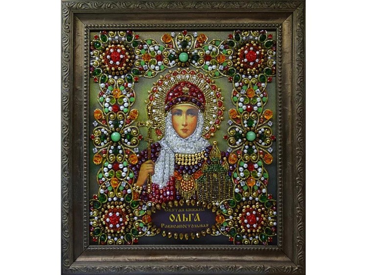 Набор вышивки хрустальными камнями «Святая Ольга» — картинка 2