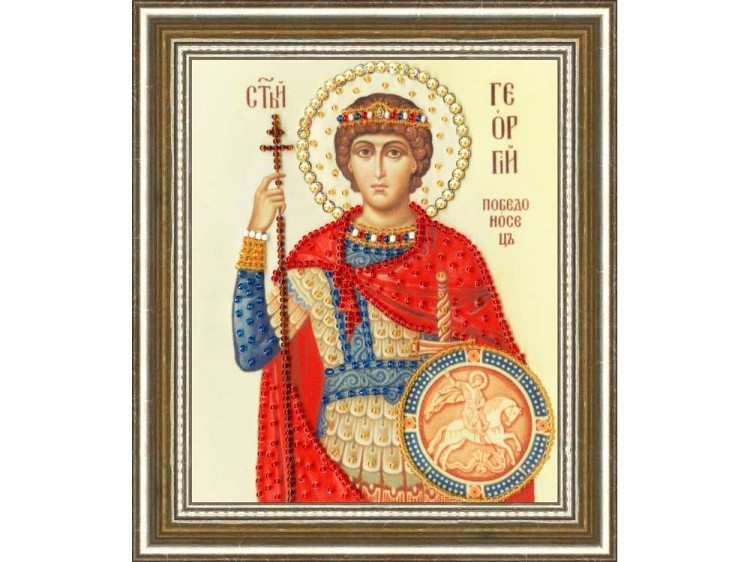 Набор вышивки бисером «Икона Святого Великомученика Георгия Победоносца» — картинка 2