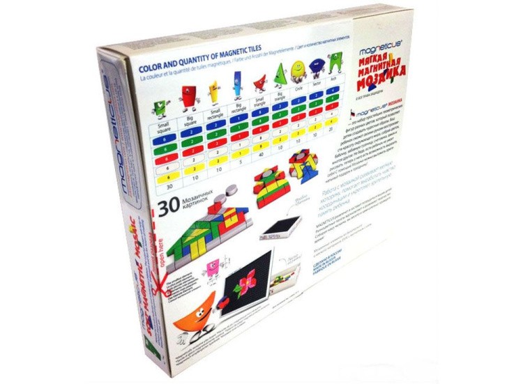 Магнитная мозаика (145 элементов, 5 цветов) — картинка 3