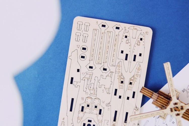 Конструктор из дерева «UNIT Heli», UNIWOOD — картинка 4