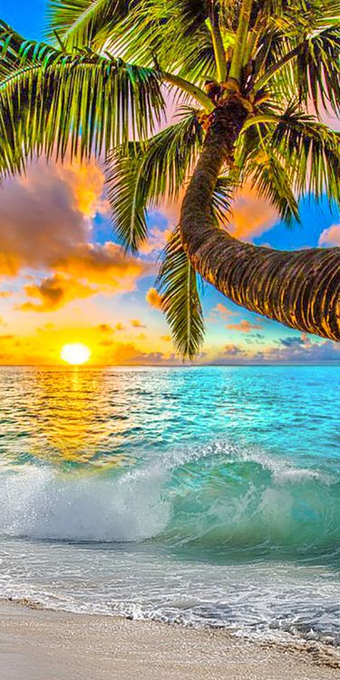 Алмазная вышивка «Закат в лагуне» — картинка 2