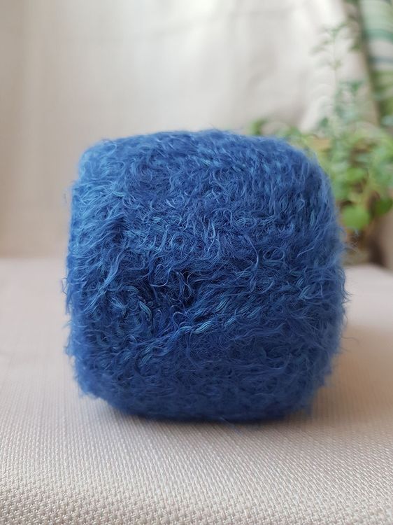 Пряжа Камтекс Хлопок травка (022), джинсовый, 5 шт. по 100 г — картинка 3