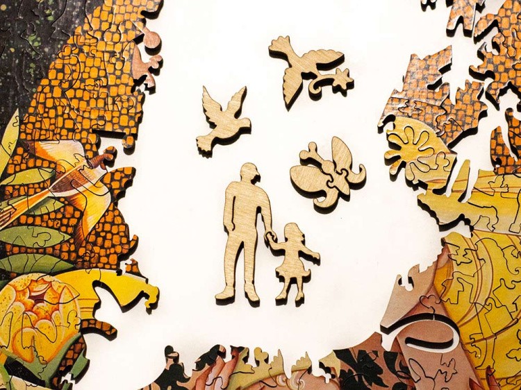 Деревянные пазлы DAVICI «Золотое солнце» — картинка 10