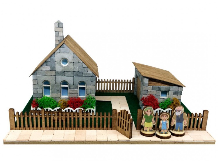 Конструктор из кирпичиков «Деревенский дом» — картинка 2