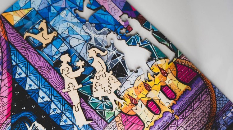 Деревянные пазлы DAVICI «Ахматова. Возвращение» — картинка 7