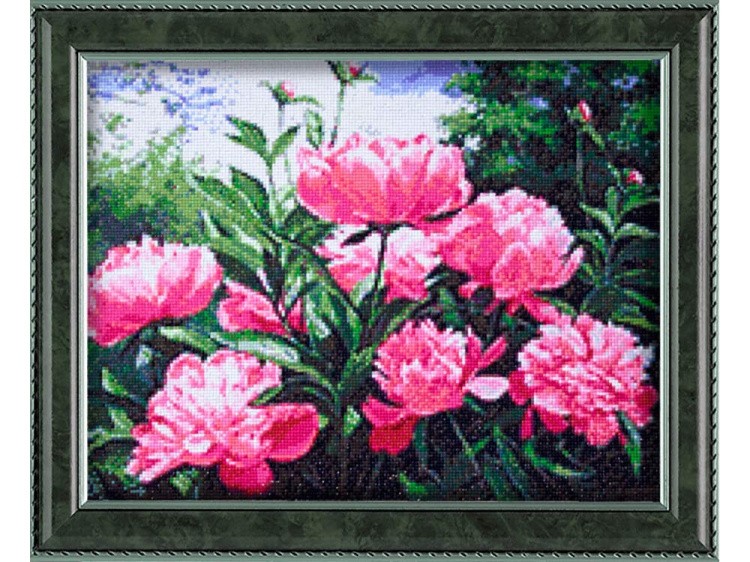 Алмазная вышивка «Пионов цвет» — картинка 3